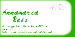 annamaria reis business card